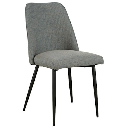 Macey Contemporary Upholstered Dining Chair - Blue (Set of 2)