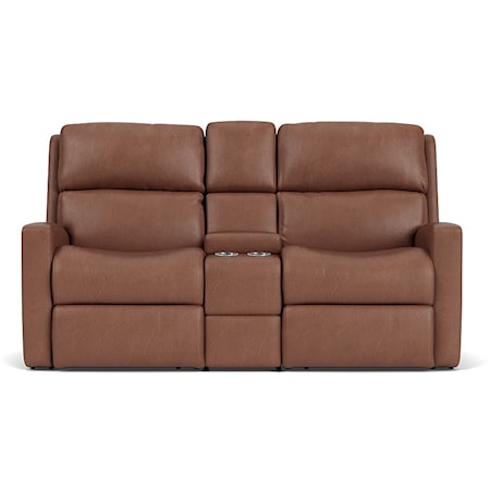 Recl. Loveseat with Console