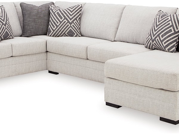 3-Piece Sectional With Chaise