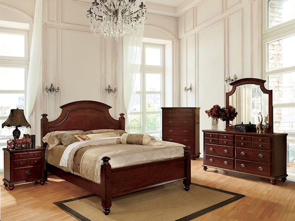 5 Pc. Queen Bedroom Set w/ Chest