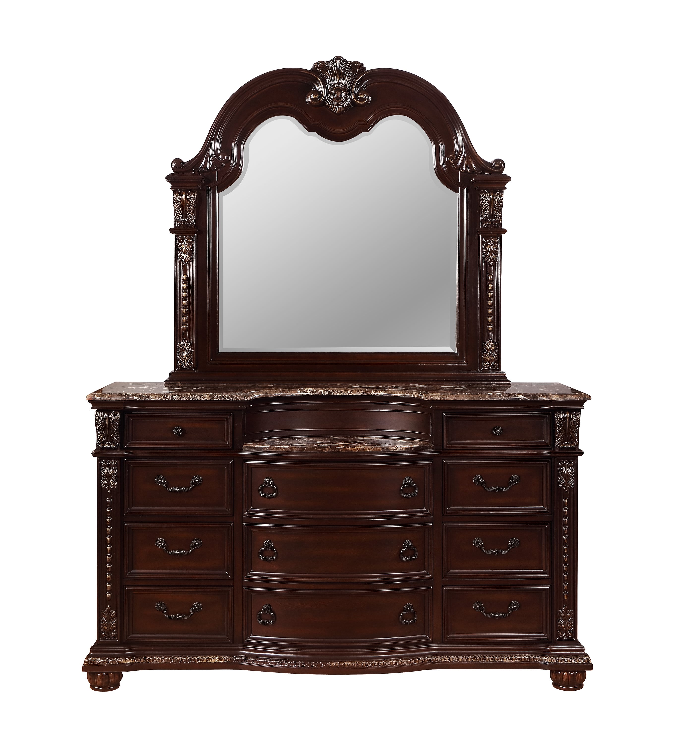 Stanley 11-Drawer Dresser and Mirror Set