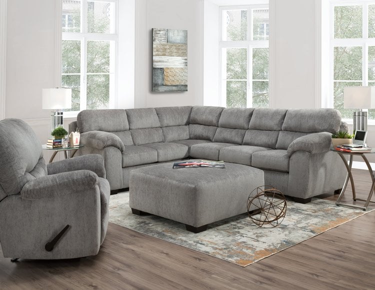 Peak Living 1780 17102137x1+17232137x1 Casual 2Piece Sectional Sofa