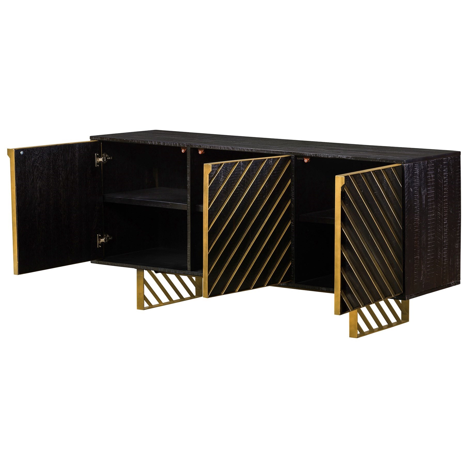 3-Door Sideboard with 6-Shelves