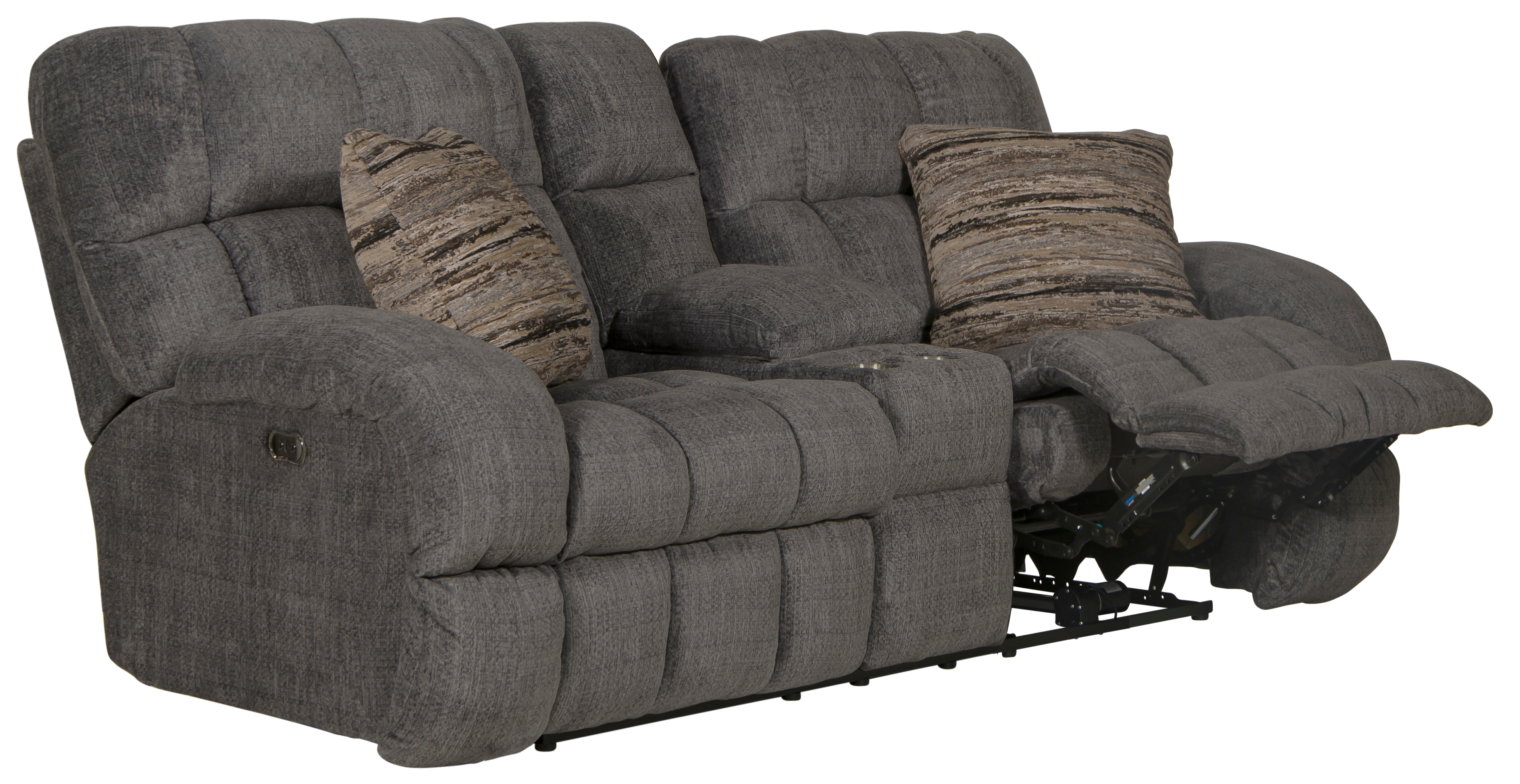 Catnapper Ashland Lay Flat Power Reclining Console Loveseat
