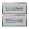 Uttermost Panoramic Seascape Panoramic Seascape Framed Prints Set/2