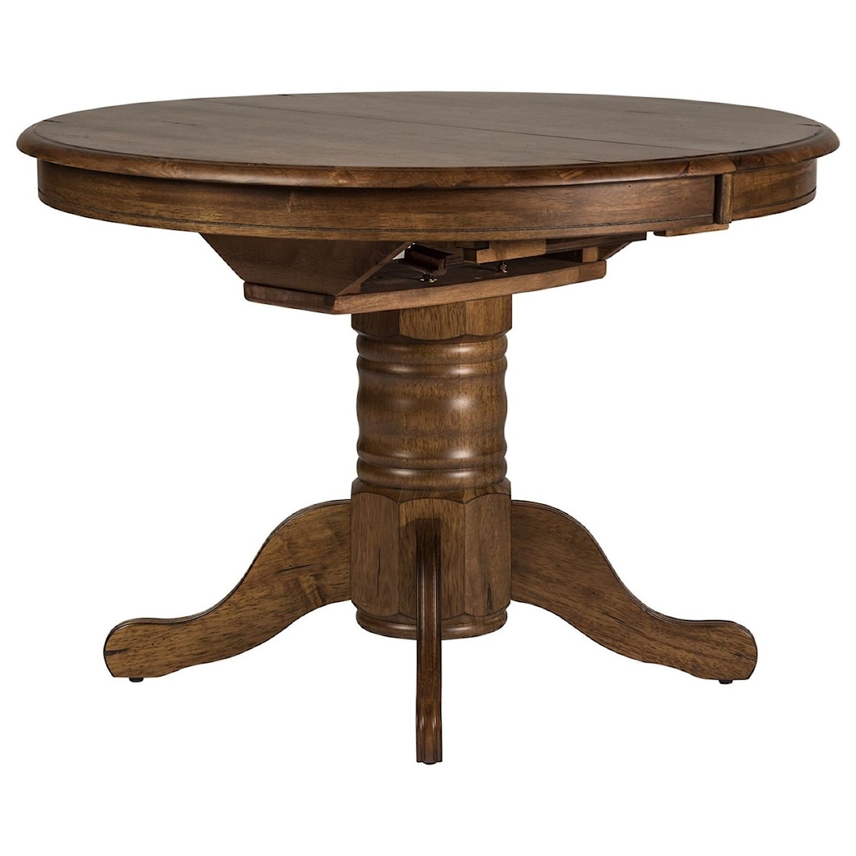Liberty Furniture Carolina Crossing Oval Pedestal Dining Table