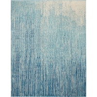 9' x 12' Navy/Light Blue Rectangle Rug