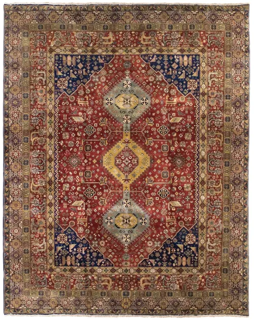 2' 9" x 8' Runner Anatolia Rug - Rust
