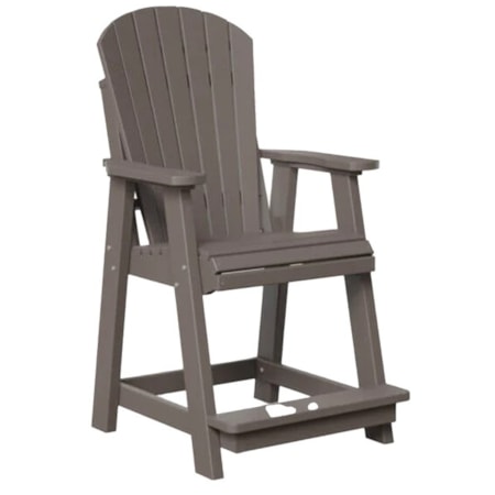 Adirondack-Style Balcony Chair