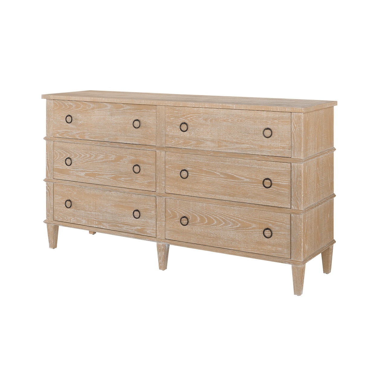 Universal Modern Farmhouse 6-Drawer Dresser