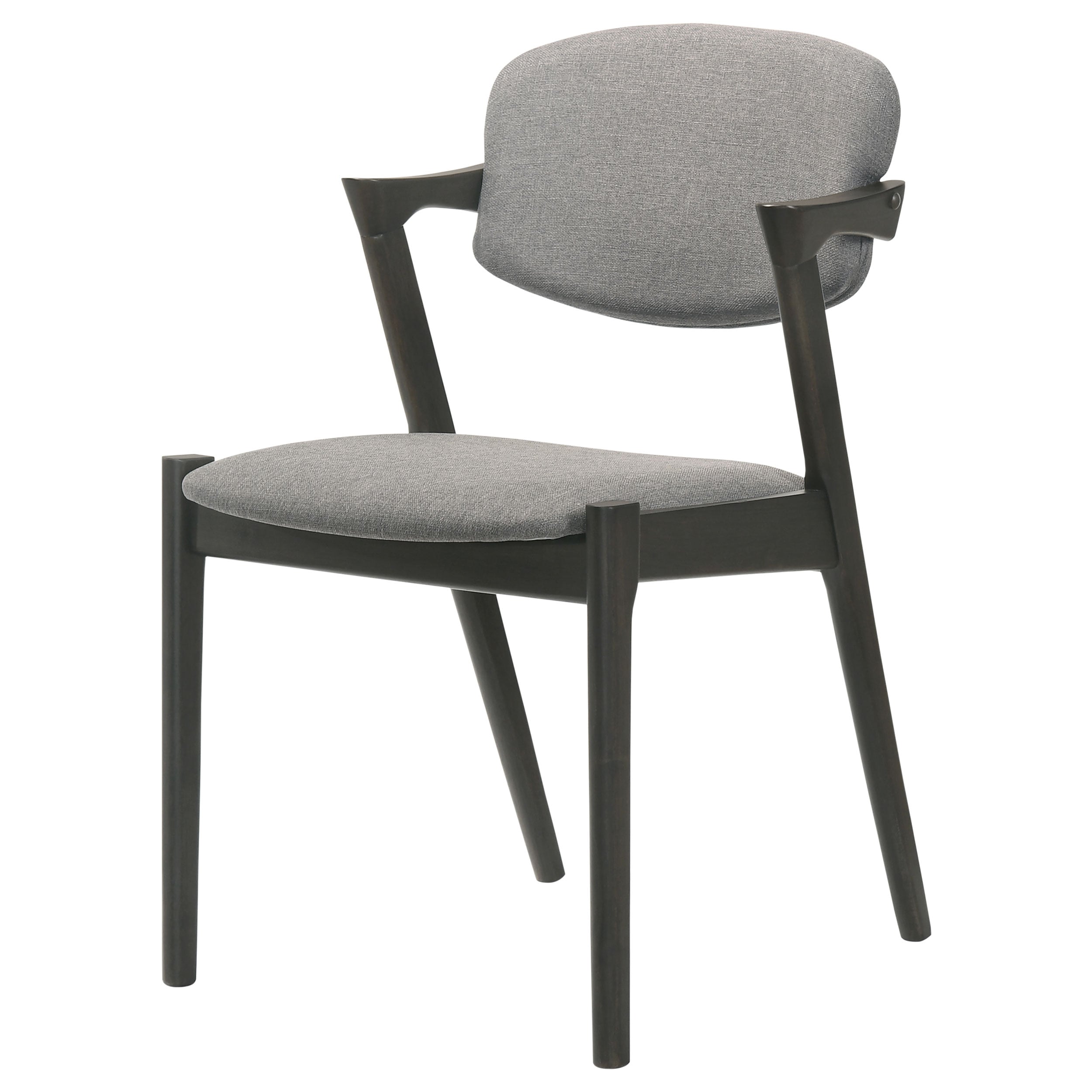 Stevie Padded Wood Dining Arm Chair