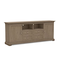 Transitional Customizable 83" TV Cabinet