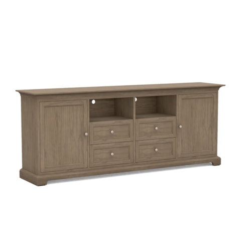 Transitional Customizable 83" TV Cabinet