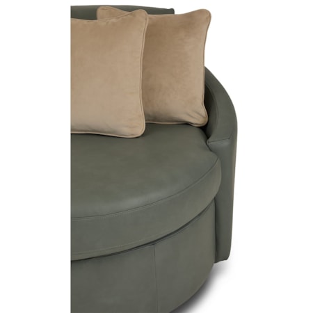 Upholstered Swivel Accent Chair