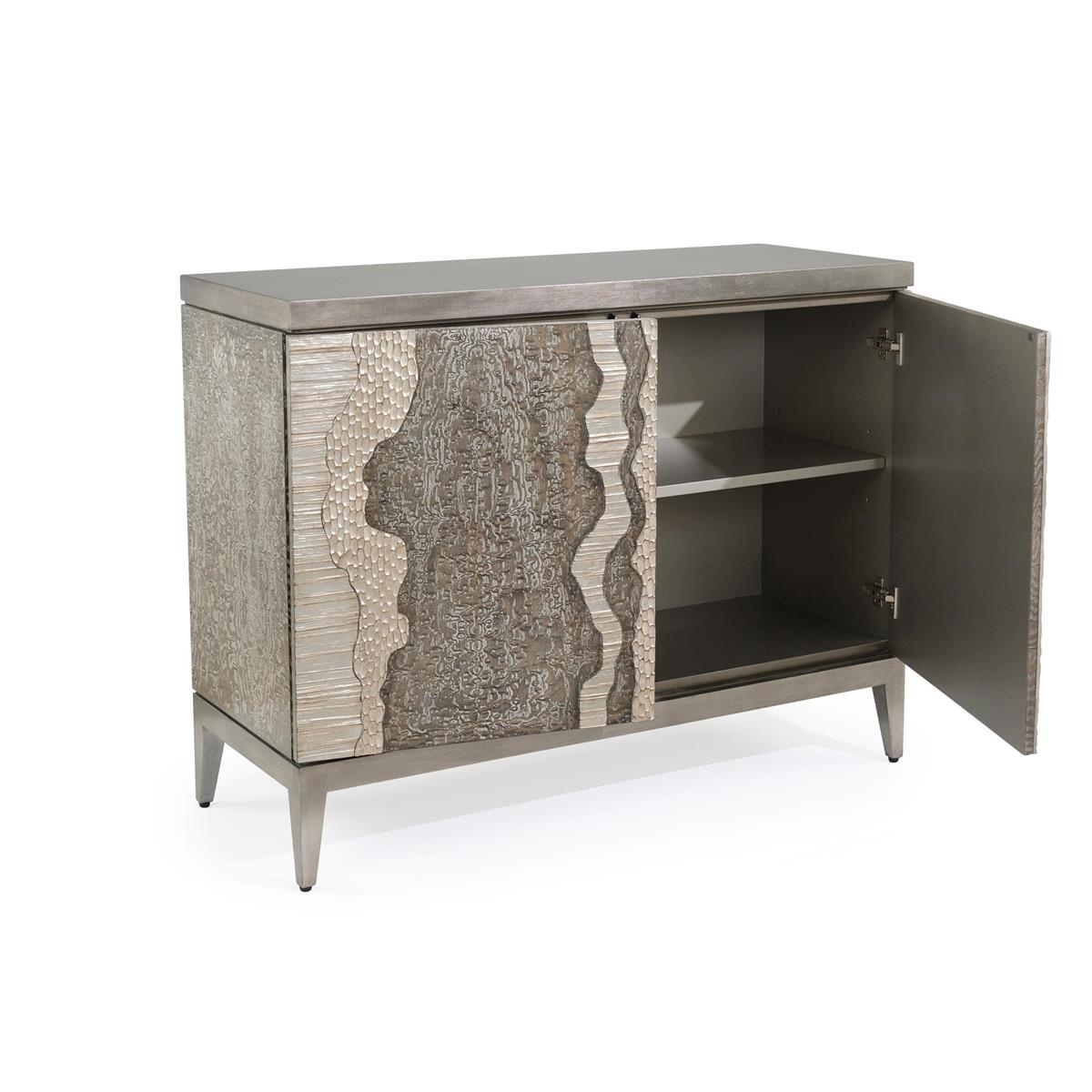River's Edge Silver Textural Accent Chest
