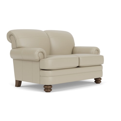 Traditional Rolled Back Loveseat
