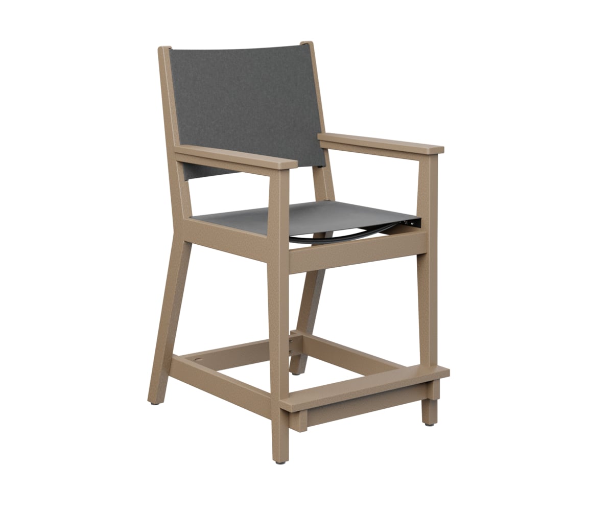Sling Counter-Height Arm Chair