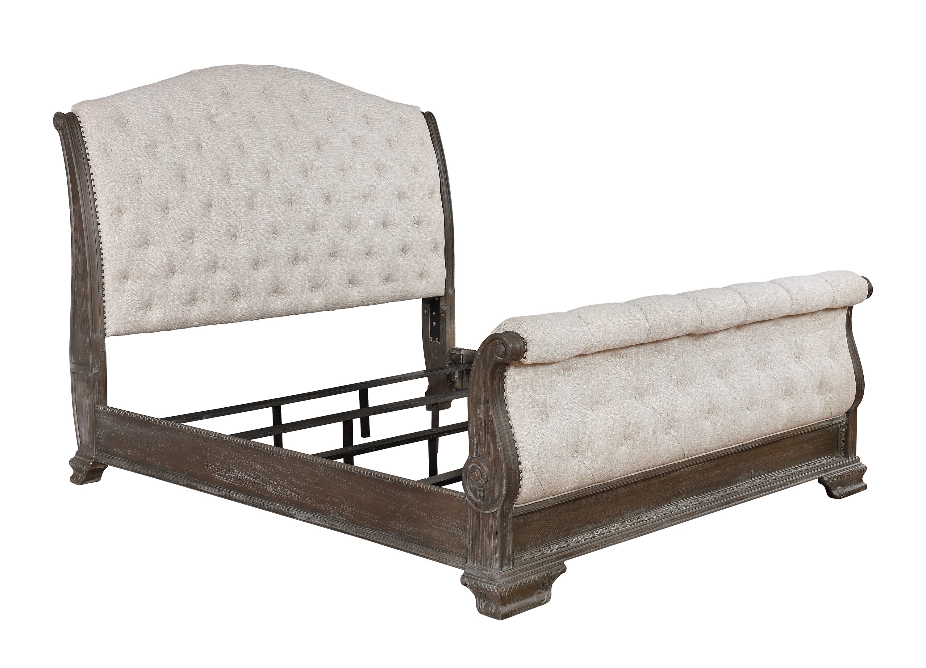 Crown Mark Sheffield Upholstered King Bed