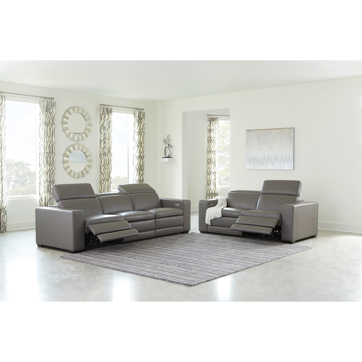 Signature Design by Ashley Furniture Texline Power Reclining Living Room Group