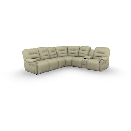 5-Seat Reclining Sectional Sofa