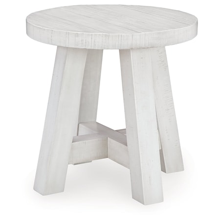 Round End Table