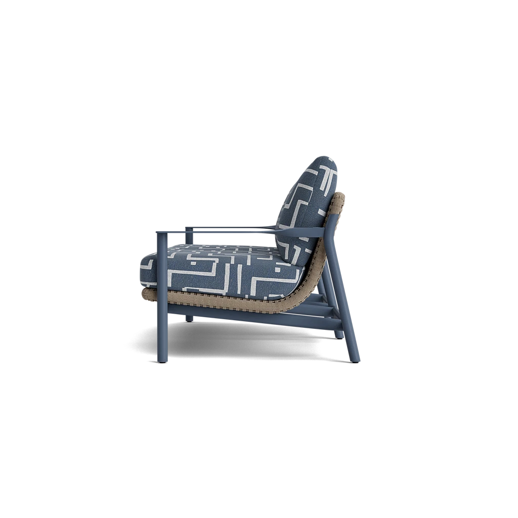 Modern Cushioned Woven Sofa