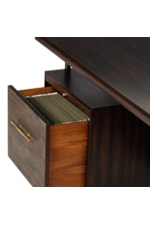 Four Hands Bina Mid-Century Modern Lauren Desk with Floating Top
