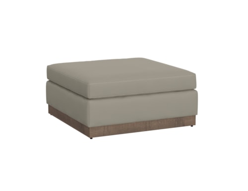 Contemporary Upholstered Square Ottoman