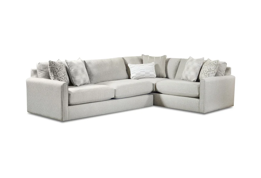 7000 MISSIONARY RAFFIA 2-Piece Sectional by Fusion Furniture at Prime Brothers Furniture