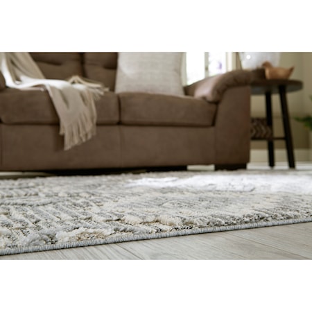 Monwick Gray/Cream Medium Rug