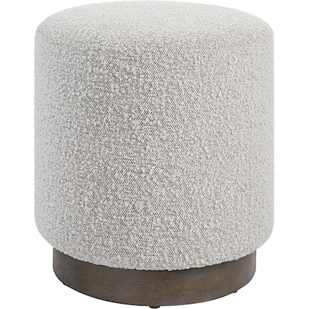 Avila Light Gray Ottoman