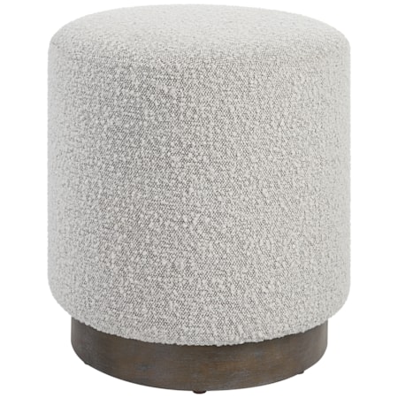 Avila Light Gray Ottoman