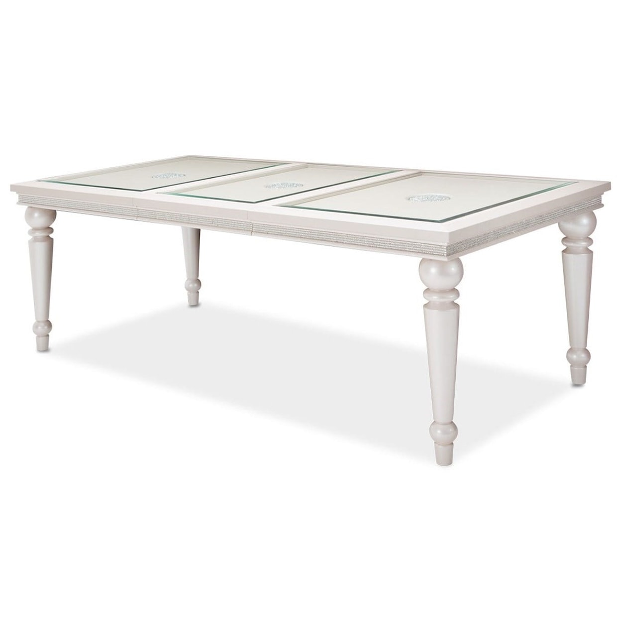 Michael Amini Glimmering Heights Rectangular Dining Table