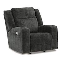Power Rocker Recliner with Cup Holders