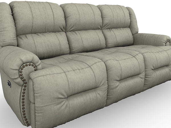 Power Wall Reclining Sofa w/Drop Down Table