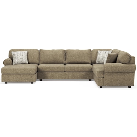 3-Piece Sectional with Chaise