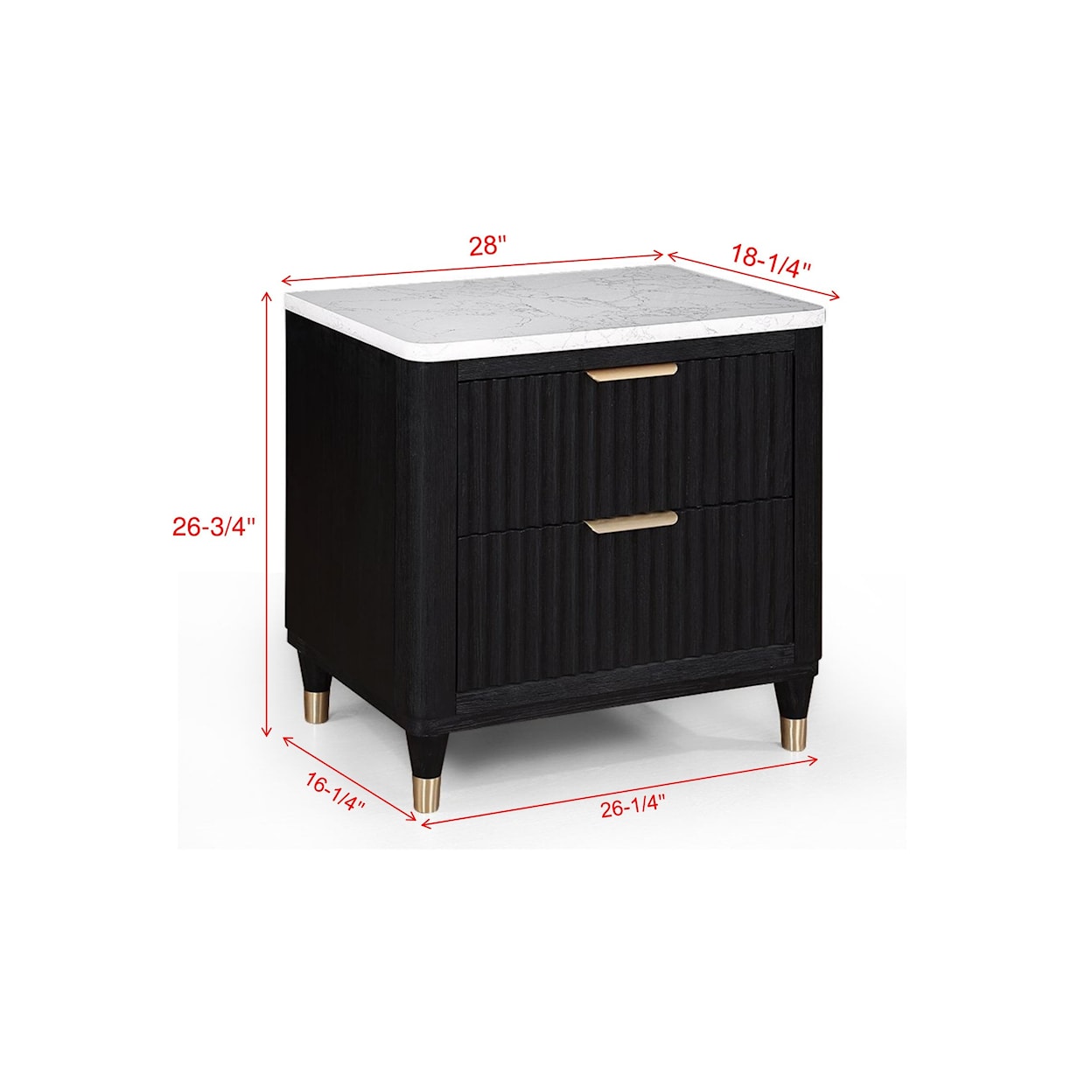 Crown Mark KARA Nightstand