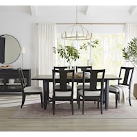 Transitional 8-Piece Dining Room Set