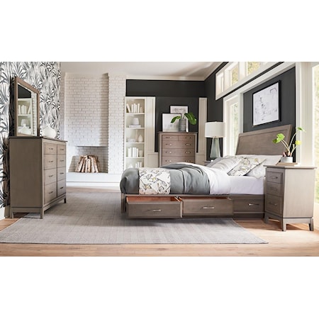 4-Piece Queen Adjustable Bedroom Set