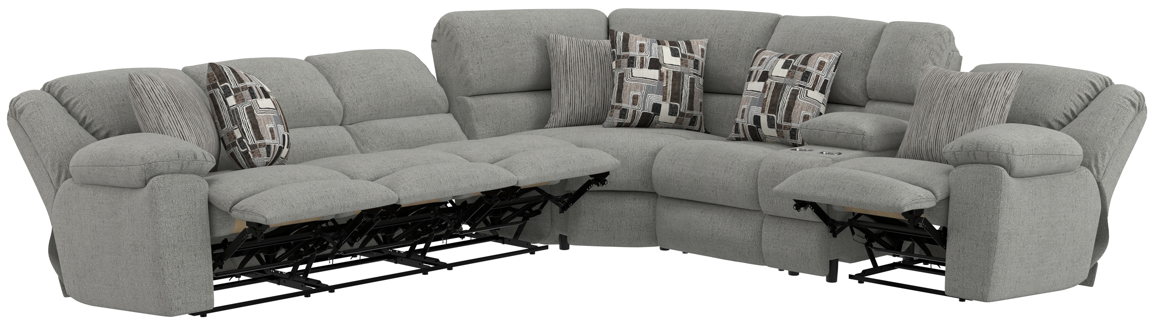 3-Piece Reclining Sectional Sofa