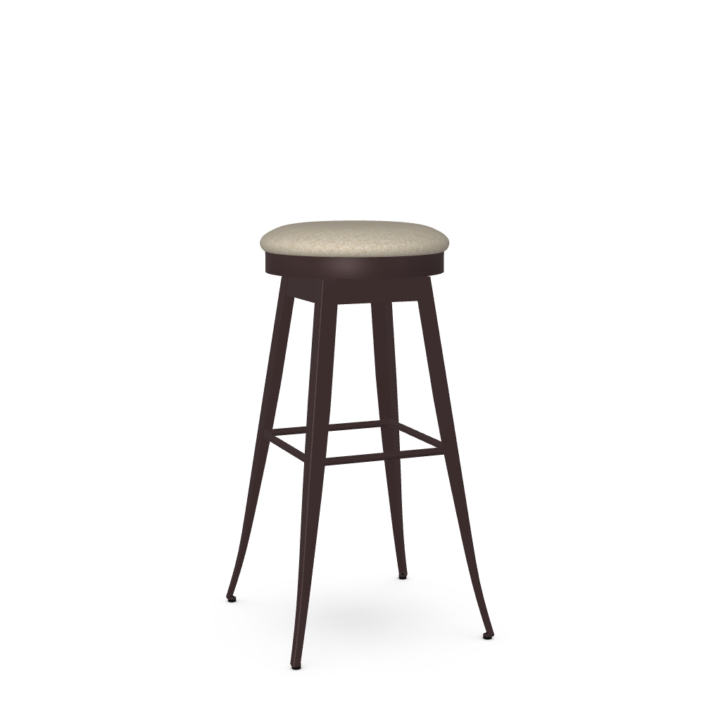 Upholstered Spectator Height Swivel Stool