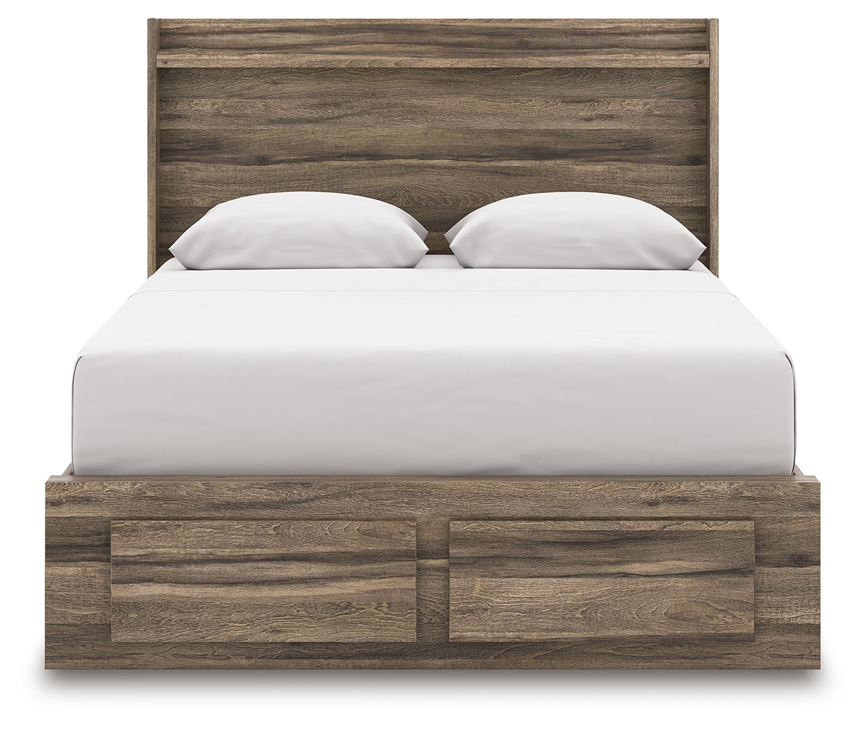 Queen Panel Storage Bed