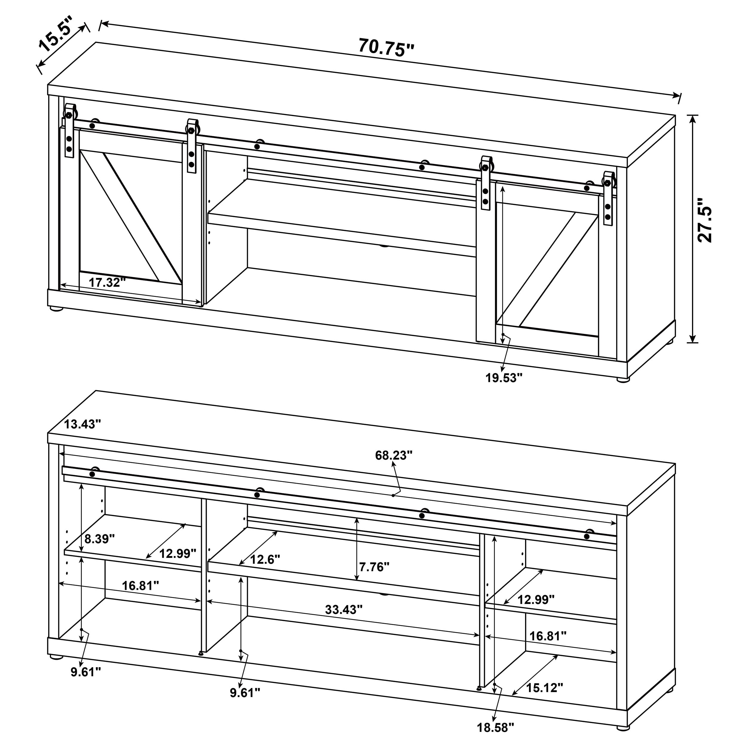 Brockton 71" TV Stand