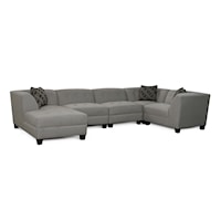 Contemporary Sectional Sofa with 4-5 Seats