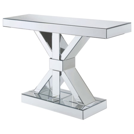 Lurlynn X-shaped Console Table