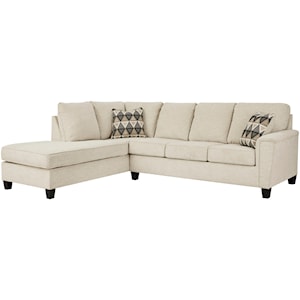 Signature Design by Ashley Abinger 2-Piece Sectional w/ Chaise