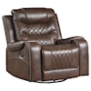 Homelegance Putnam Swivel Glider Reclining Chair