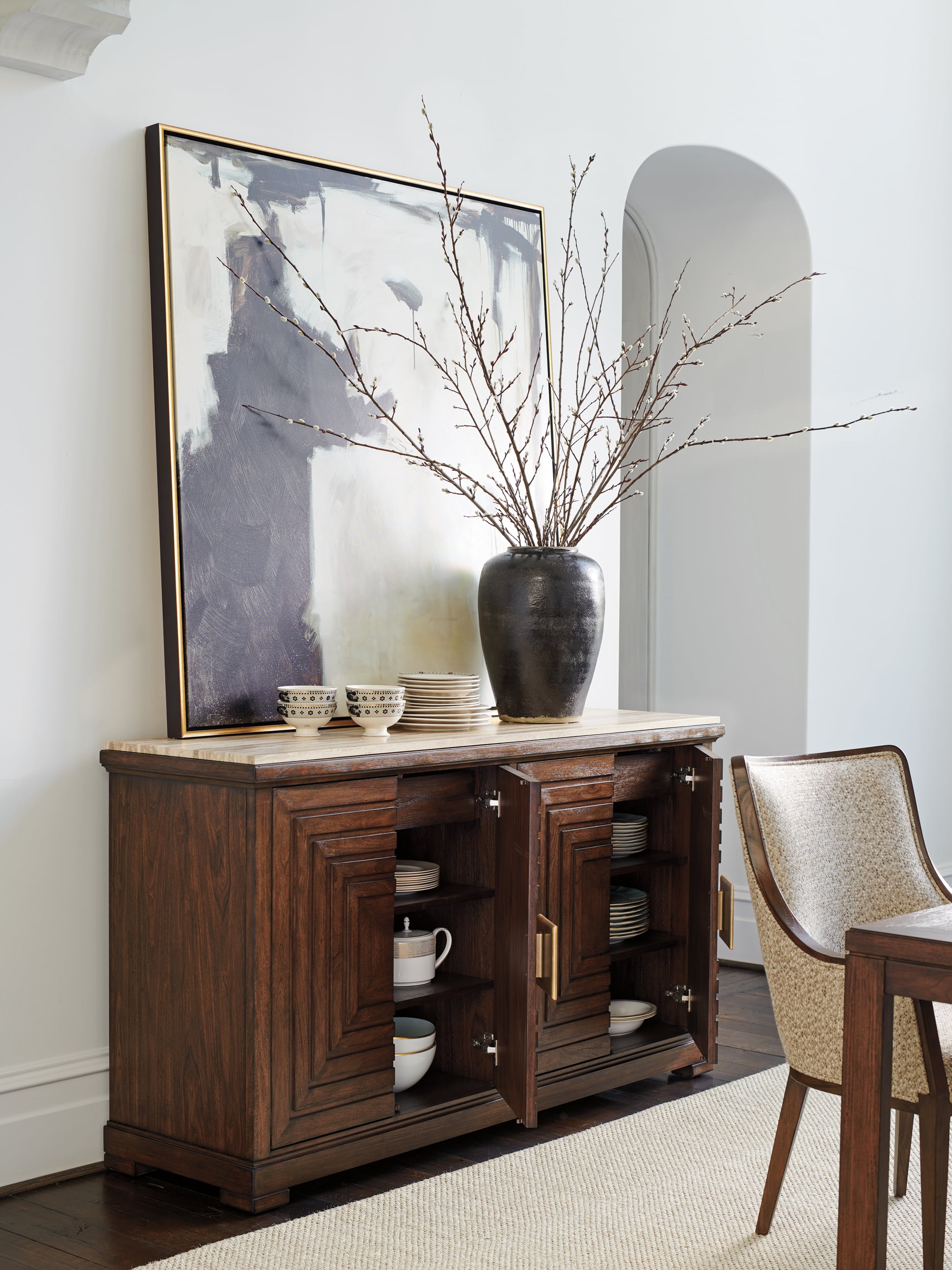 Lexington Silverado Buffet With Stone Top