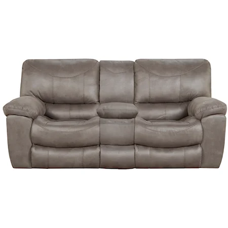 Power Reclining Console Loveseat with Storage & Cupholders