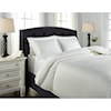 Signature Design by Ashley Furniture Bedding Sets Queen Maurilio White Comforter Set